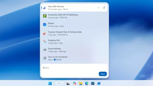 Nový vzhled vyhledávání ve Windows