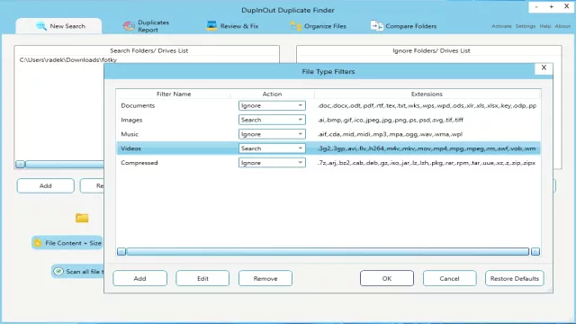 Duplicate Finder