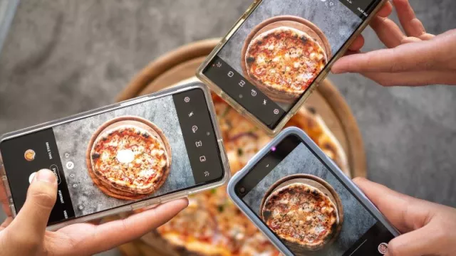 Focení jídla smartphonem