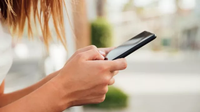 Psaní smartphone