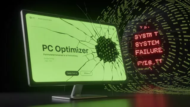 Koláž na téma "Váš počítač byl napaden"