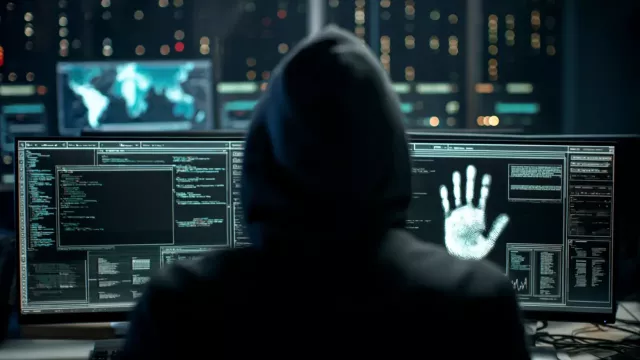 Hacker skenuje internet
