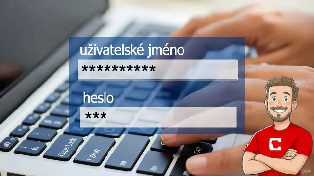 Uživatel zadává heslo