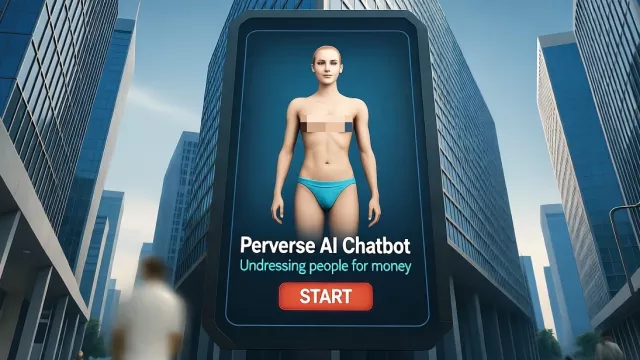 Svlékací obnažovací deepfake umělá inteligence