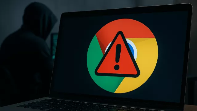 Výstraha ohledně prohlížeče Chrome