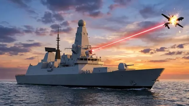 Britské námořnictvo získá laserovou zbraň DragonFire proti dronům: trefí minci na kilometr