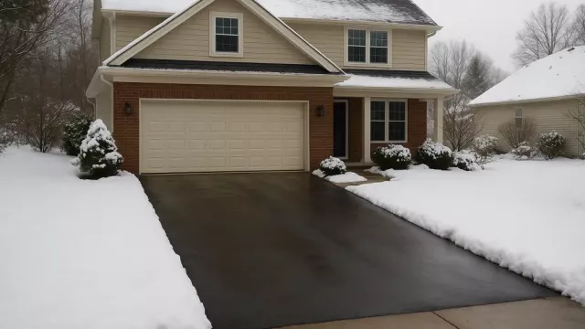 Garáž příjezdová cesta