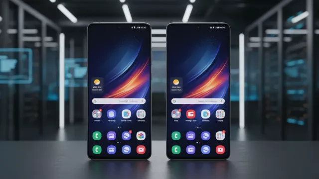 Dva smartphony Samsung