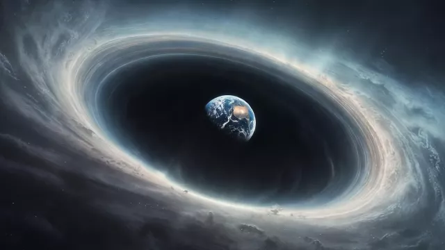 Země v černé díře