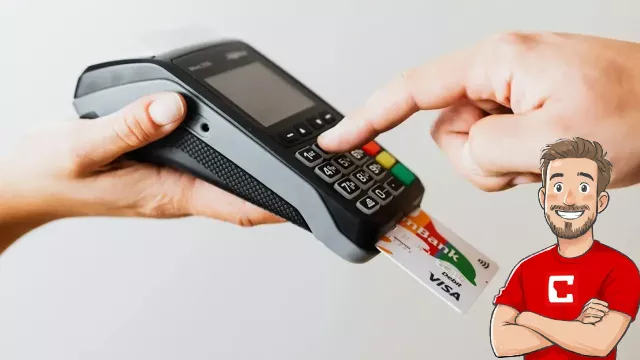 Placení kartou na mobilním terminálu
