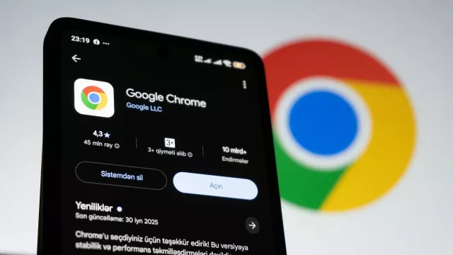 Koláž s tématikou Google Chrome