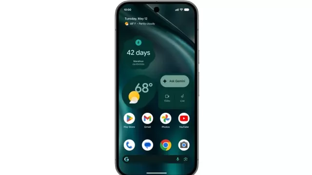 Domovská obrazovka Androidu 17