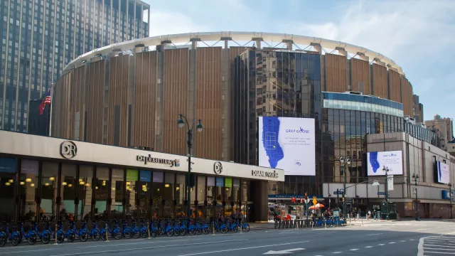 Slavná hala Madison Square Garden v New Yorku (ilustrační foto)