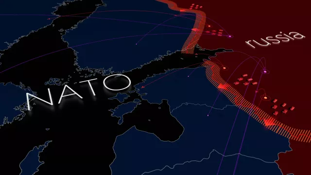 Hranice NATO a Ruska