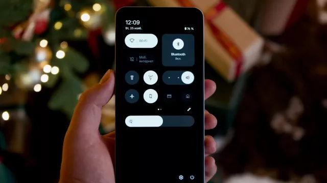 Detail na nastavení konektivit smartphonu