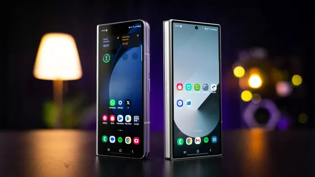 Dva skládací modely smartphonů Samsung