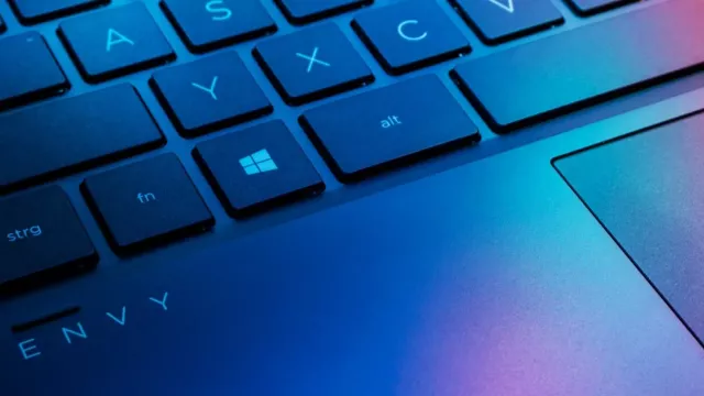 Tlačítko Windows na počítačové klávesnici