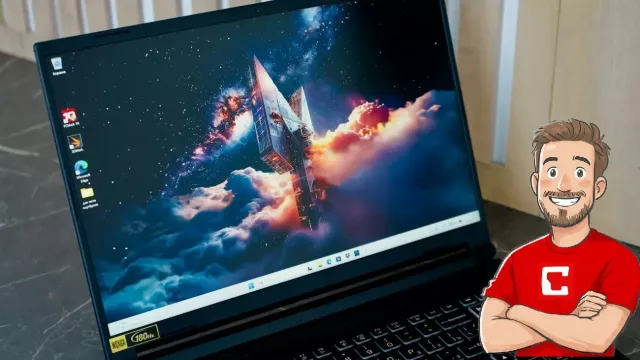 Displej laptopu s motivem zpracování grafiky