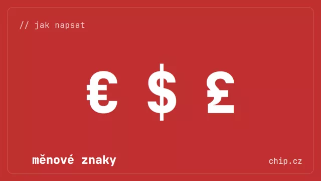 Symboly eura, dolaru a libry na červeném pozadí.