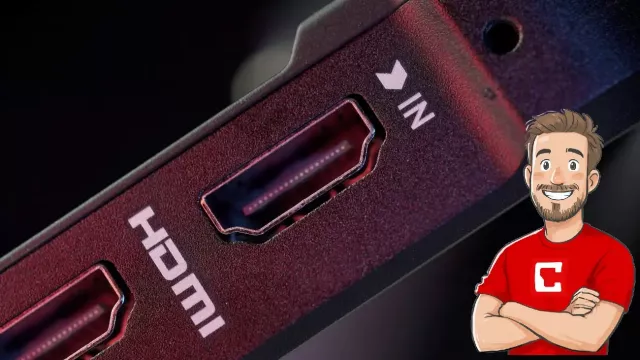 Detail na rozhraní HDMI