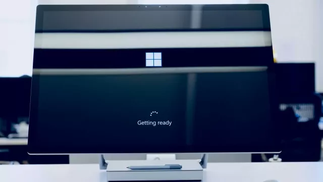 Aktualizace Windows probíhá